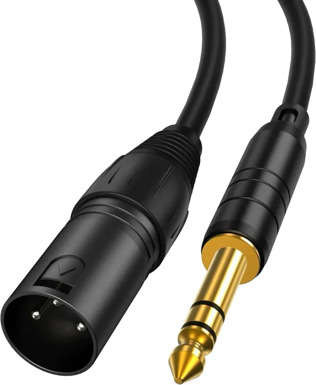 CableCreation 6.35mm TRS naar XLR Microfoonkabel 4,5m