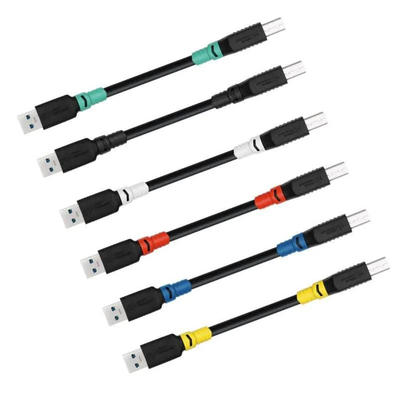 Microconnect ColorFlex USB 3.2 A-B Gen 1 USB-kabel 1m halogeenvrij