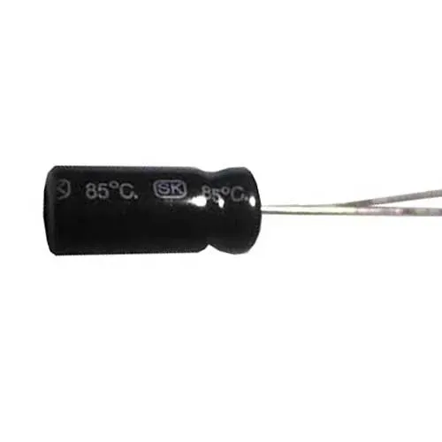 T.E.G. Elco 10uF 100V radiaal staand