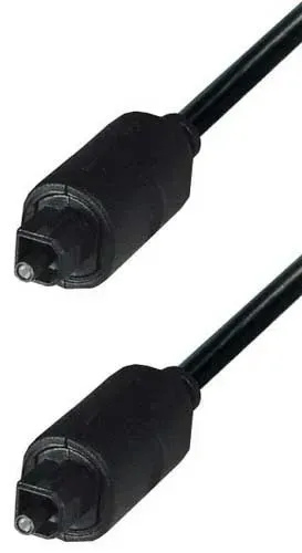 T.E.G. Toslink optische kabel 10m zwart