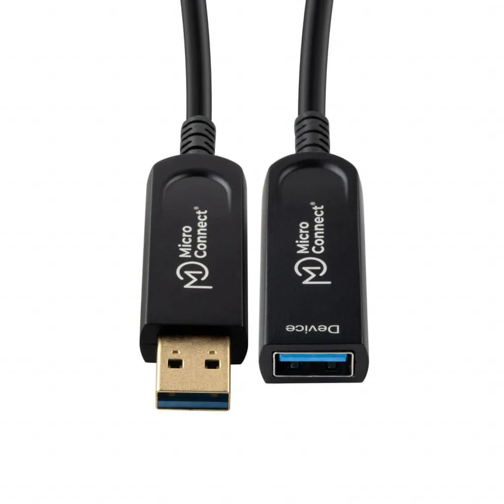 Microconnect Premium USB 3.2 verlengkabel 20m glasvezel