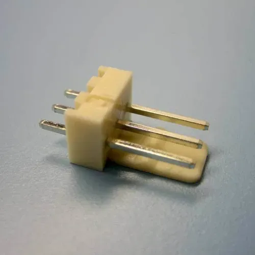 T.E.G. printdeel recht 3-polig connector 25 stuks 2,54mm