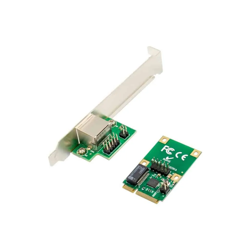 Microconnect 8111F netwerkkaart MiniPCIe 1G RJ45
