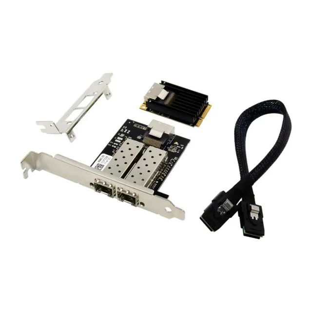 Microconnect I350-F2 Netwerkkaart Mini PCIe Dual SFP 1GbE