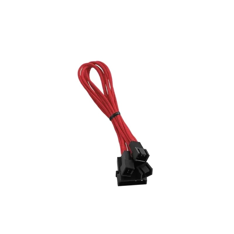 CableMod ModFlex Molex naar 3 Fan 60cm/20cm rood kabel