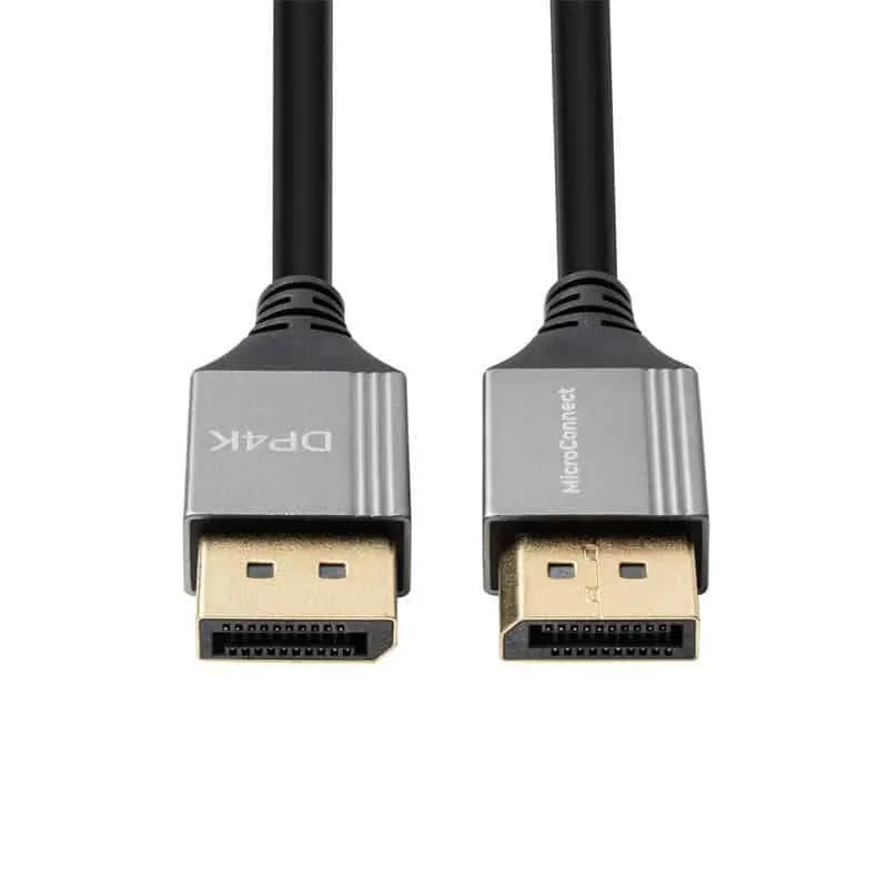 Microconnect DisplayPort kabel 1.2 1m zwart slim