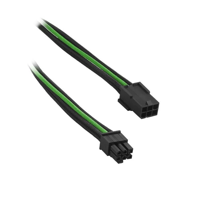 CableMod ModFlex 6-pin PCI-e extension 45cm zwart-groen