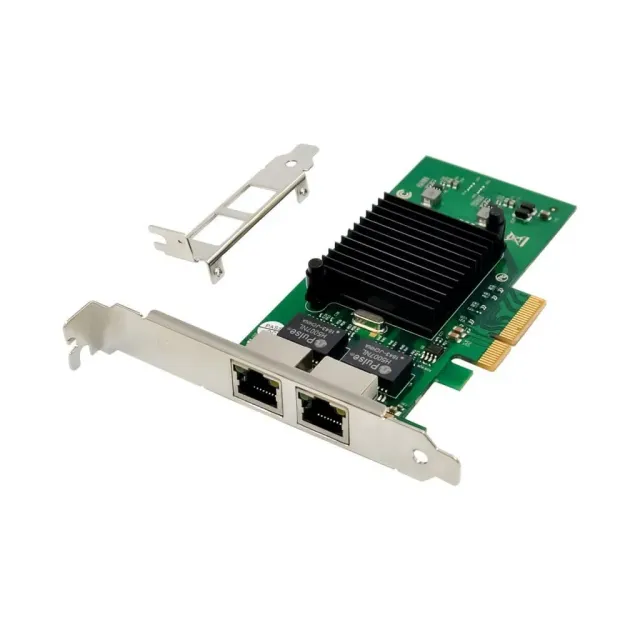 Microconnect Intel 82576 netwerkkaart dual RJ45 PCIe x1
