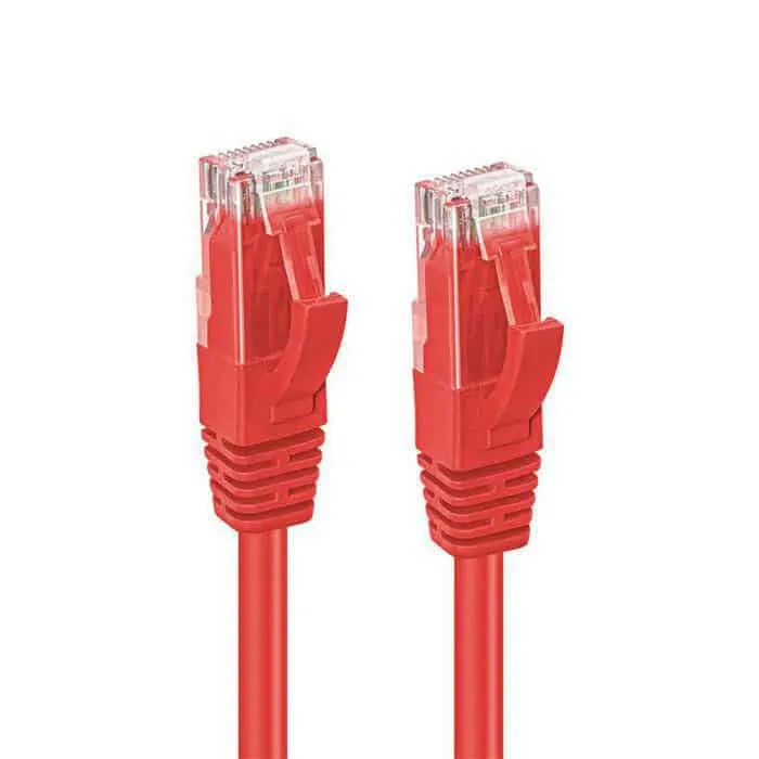 Microconnect CAT5e U/UTP netwerkkabel 20m rood soepel