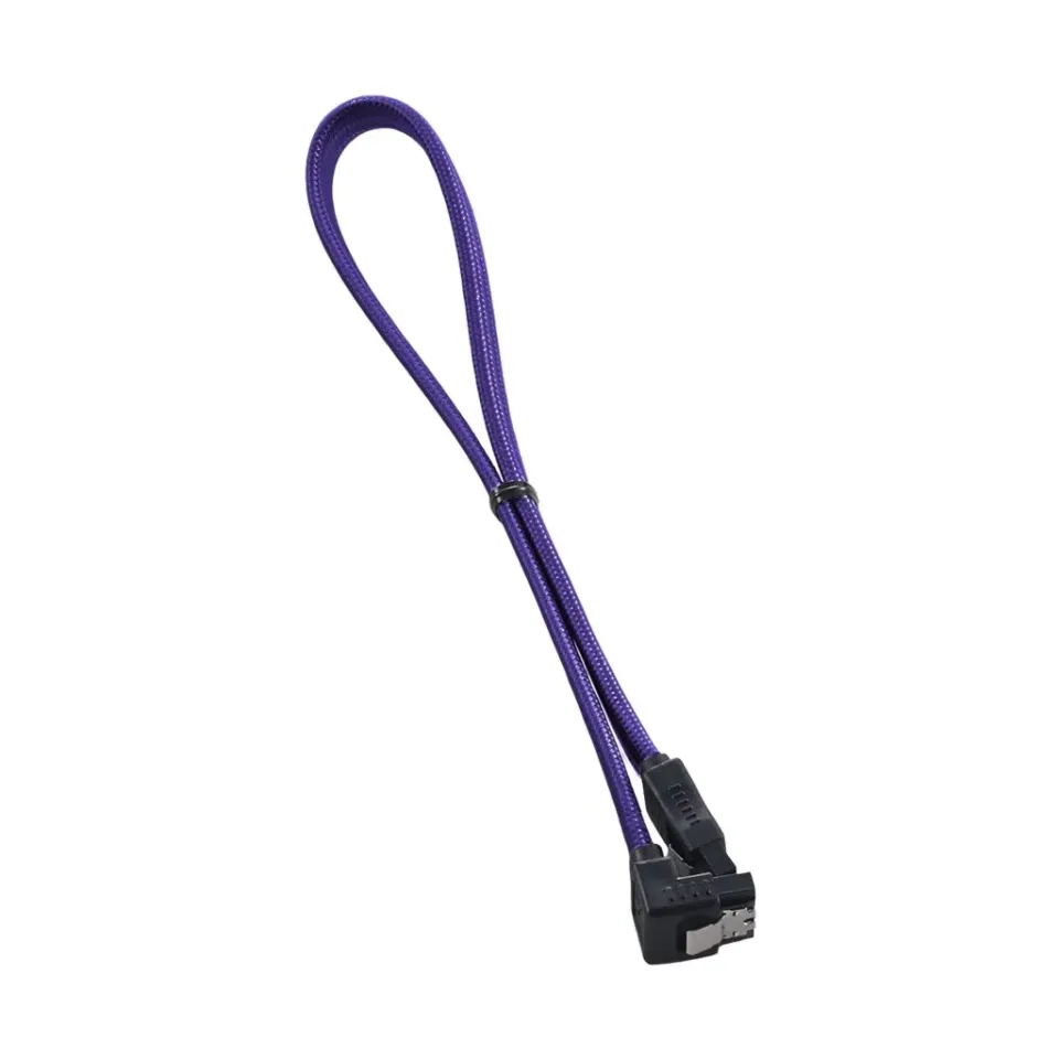 CableMod ModFlex SATA 3 kabel haaks 30cm paars