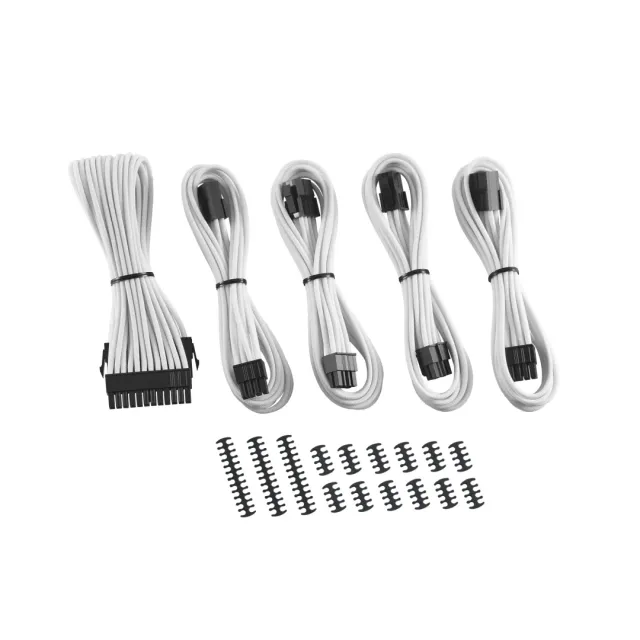 CableMod Classic ModMesh 8+8 verlengkabelset wit