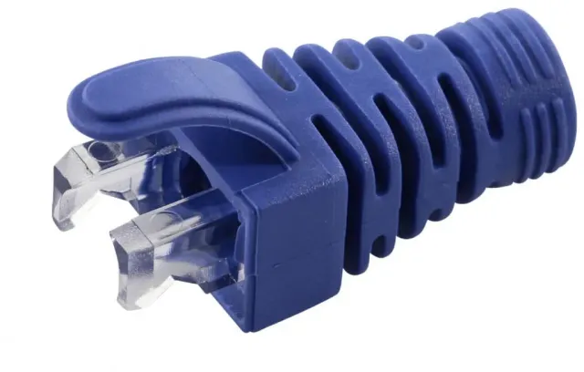 Microconnect knikbeschermer 6,5mm blauw 100 stuks