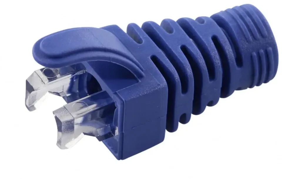 Microconnect knikbeschermer 6,5mm blauw 100 stuks