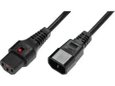 Microconnect PC1004 stroomkabel C13 lock-C14 2,5m zwart