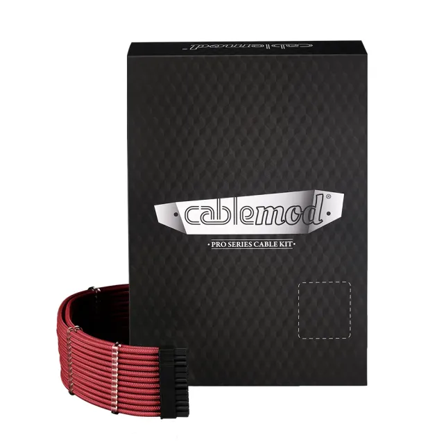 CableMod E-Series Pro ModMesh 12VHPWR kabelkit rood EVGA