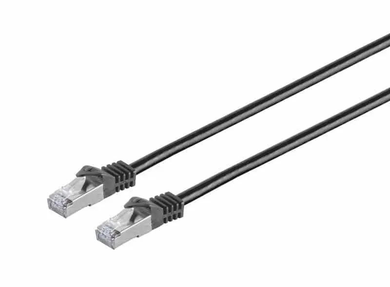 Microconnect CAT7 S/FTP netwerkkabel 7,5m zwart afgeschermd