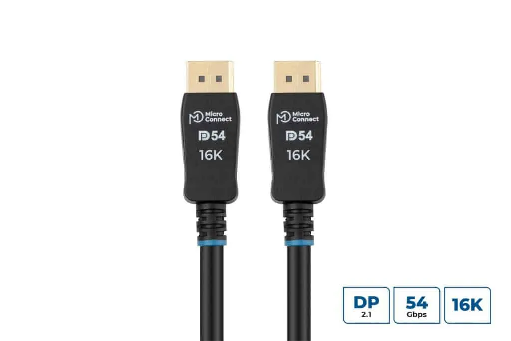 Microconnect DisplayPort 2.1 kabel 3m zwart 16K