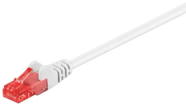 Microconnect CAT6 U/UTP netwerkkabel 15m wit 250MHz
