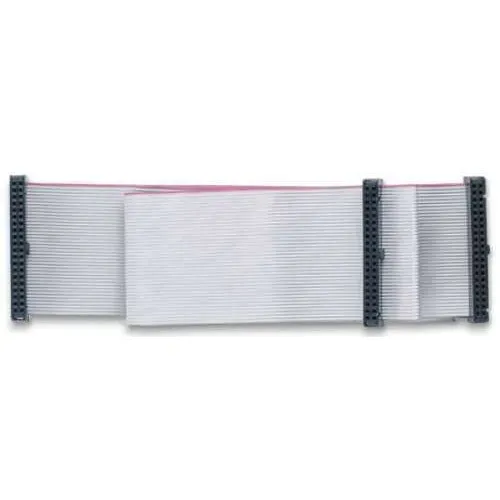 T.E.G. IDE kabel 3 connectoren 0,75m plat grijs