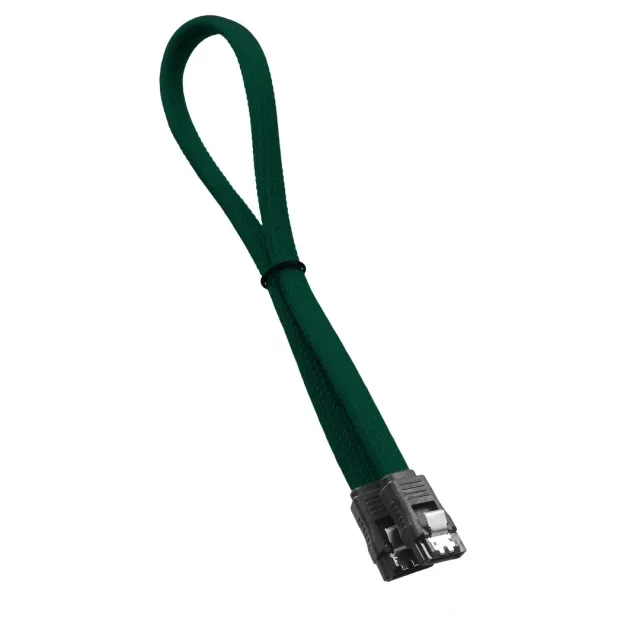CableMod ModMesh SATA 3 kabel 30cm groen gesleeved