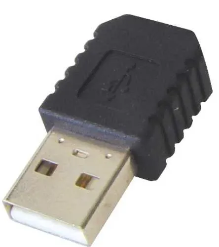 T.E.G. USB-A naar Mini-USB 5-pin adapter