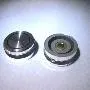 T.E.G. 12x28 streep aluminium knop met schroef