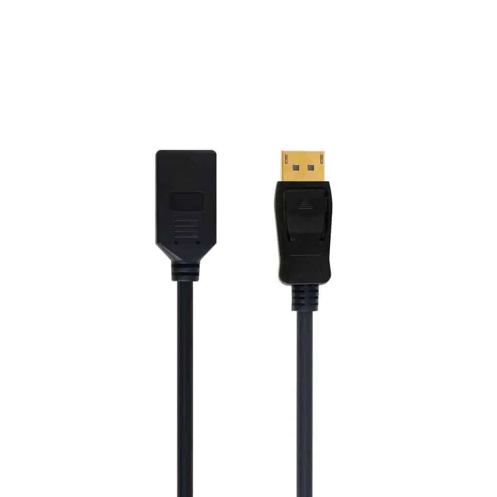 Microconnect DisplayPort verlengkabel 1m zwart