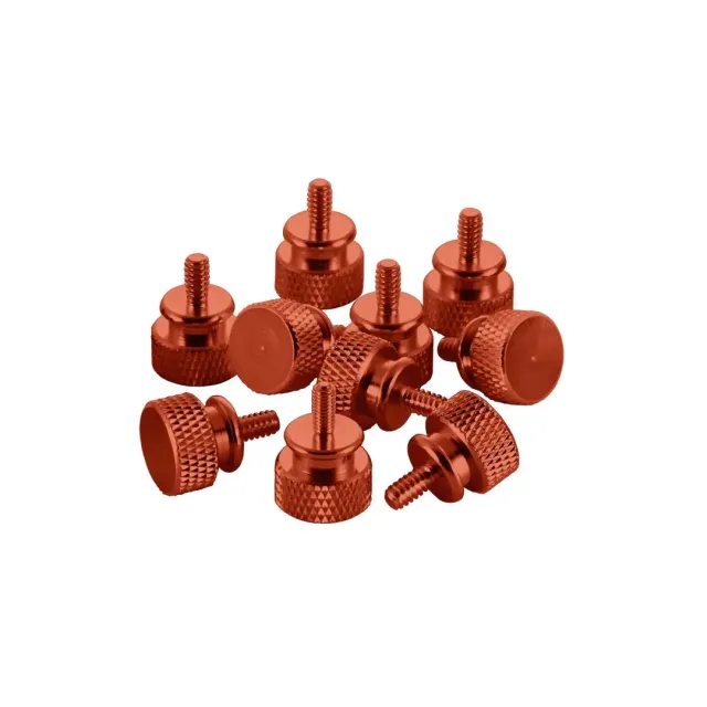 CableMod duimschroeven oranje UNC 6-32 aluminium