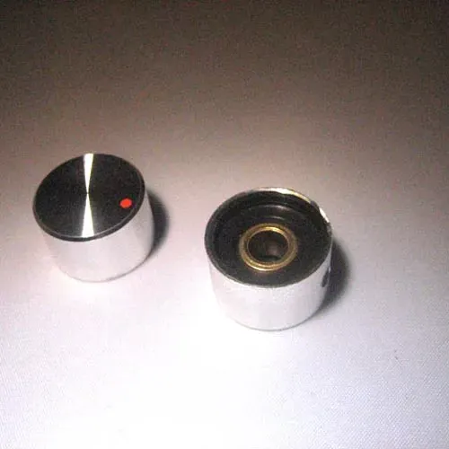 T.E.G. 12.5x18.5 Stip aluminium knop met schroef