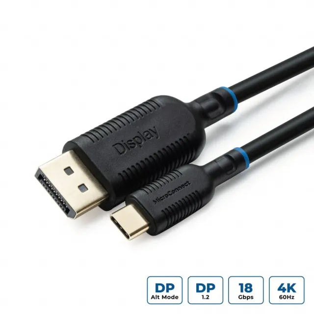 Microconnect USB-C naar DisplayPort kabel 3m 8K