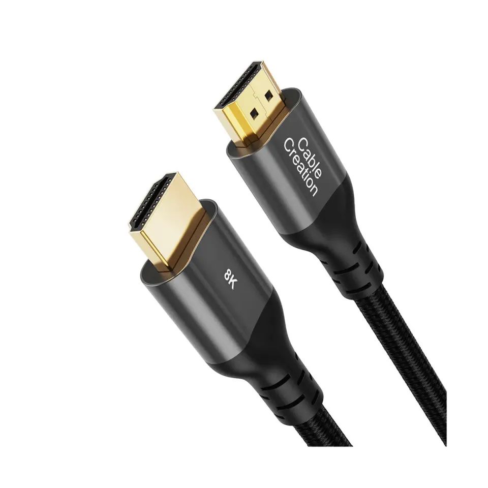 CableCreation Ultra HD HDMI kabel 8K grijs 1 m