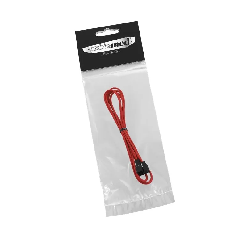 CableMod ModFlex 3-pin fan verlengkabel 60cm rood