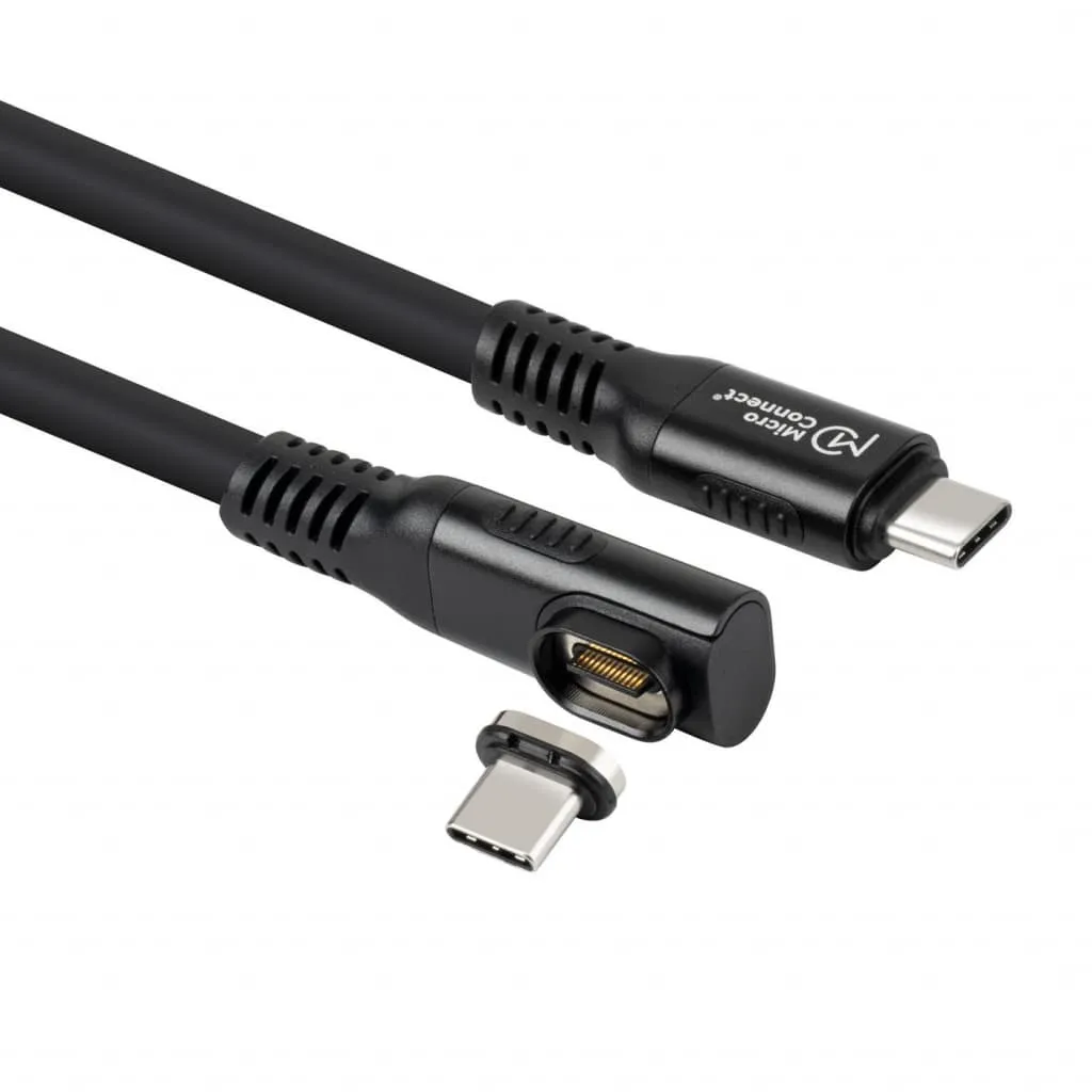 Microconnect Premium USB-C haakse kabel 1m 240W 40Gbps