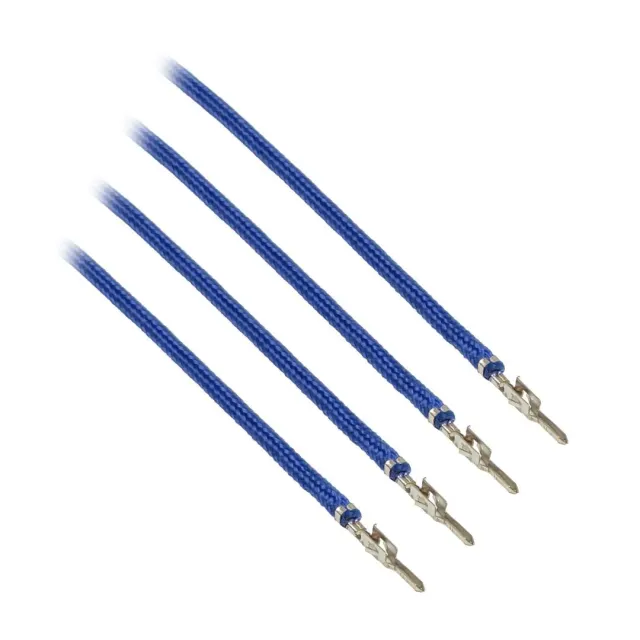 CableMod ModFlex Sleeved Wire blauw 40cm 4-pack verlengdraad