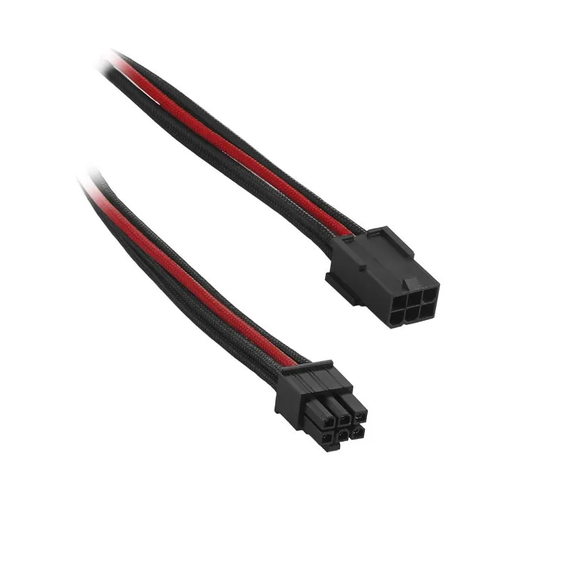 CableMod Classic ModFlex 6-pin PCI-e Extension 45cm zwart-rood