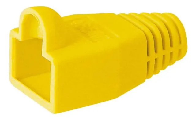 Microconnect RJ45 knikbeschermer geel 50 stuks