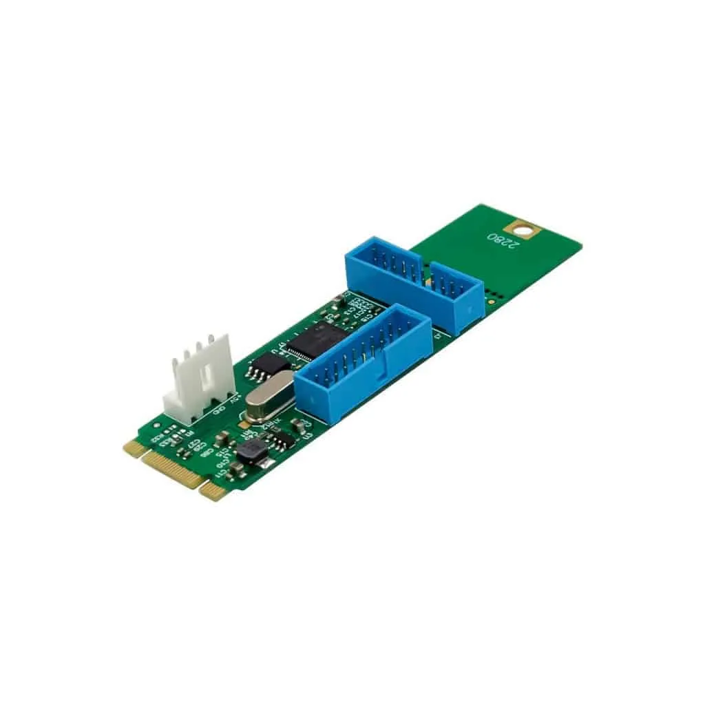 Microconnect NEC720201 USB 3.0 kaart M.2 4-poorts 5Gbps
