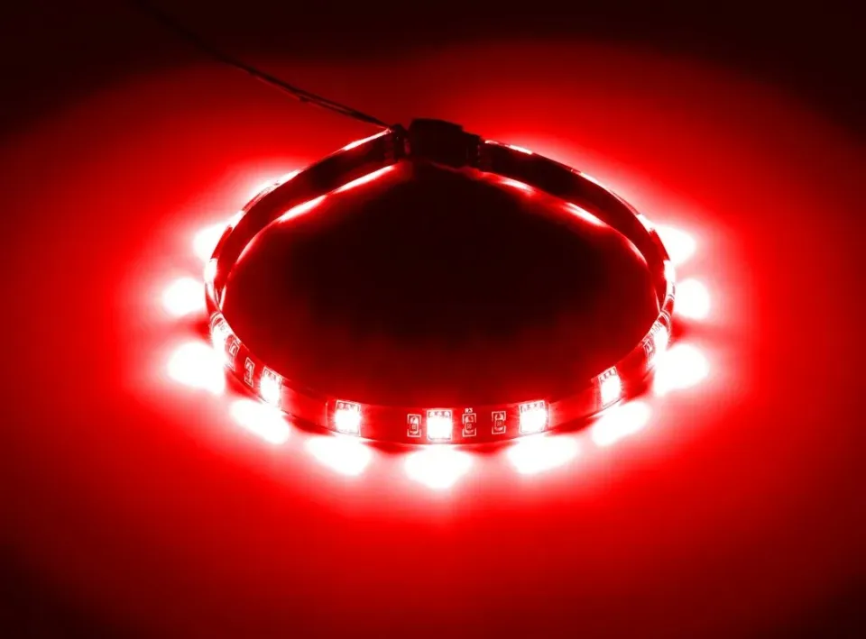 CableMod WideBeam Magnetische LED-strip 30cm rood