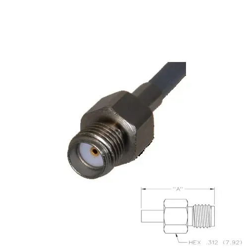 T.E.G. SMA soldeer-crimp plug female RG161-174-188-316