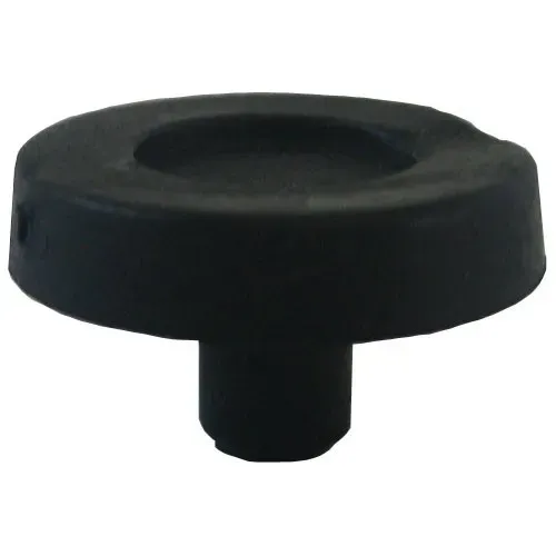 T.E.G. 17x3,5mm pvc pootje zwart indruk 100 stuks