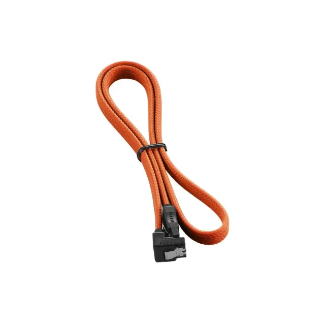 CableMod ModMesh Right Angle SATA 3 kabel 60cm oranje
