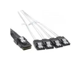Microconnect SFF8087/4XSATA1 miniSAS kabel 1 m