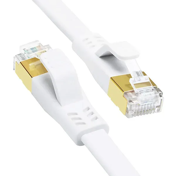 Yauhody Y-NC7-FW Cat7 netwerkkabel wit plat 4,5m