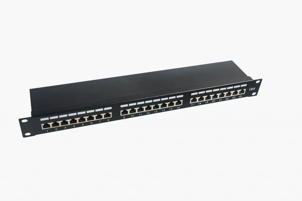 Microconnect PP-007 patchpanel 24-poorts Cat6 FTP afgeschermd