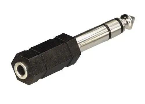 T.E.G. 6,3mm naar 3,5mm verloopadapter stereo