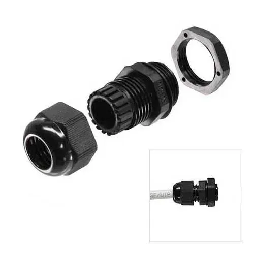T.E.G. Pg-9 kabelwartel IP68 zwart 4-8mm 10 stuks