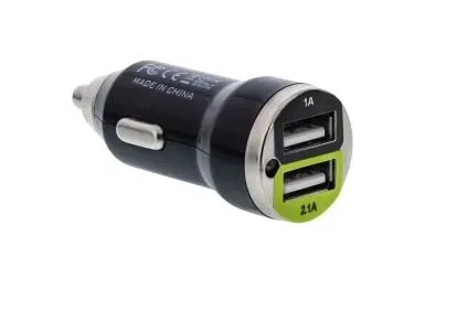 T.E.G. USB Autolader 12/24V 1A + 2.1A sigarettenaansteker