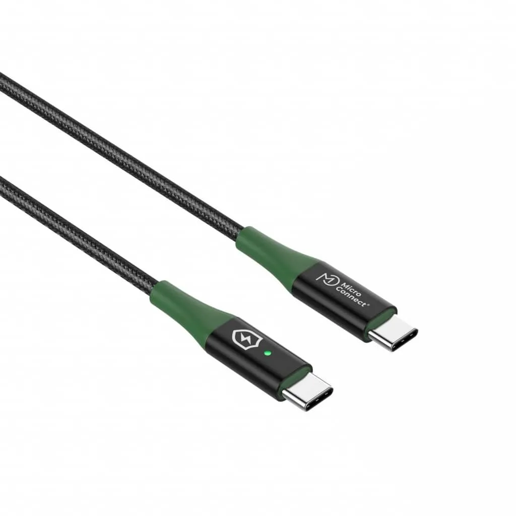 Microconnect Smart Charge USB-C kabel 1m zwart