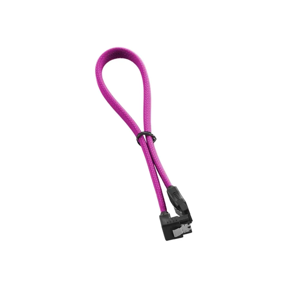 CableMod ModMesh SATA kabel haaks 30cm roze nylon