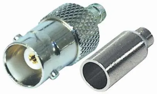 T.E.G. BNC female krimpconnector RG58 50 Ohm